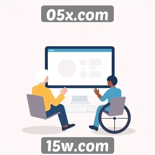 Recursos de usabilidade do site 05x.com